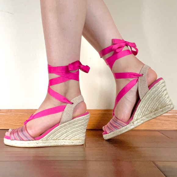Talbots Shoes - Self Tied Wedges